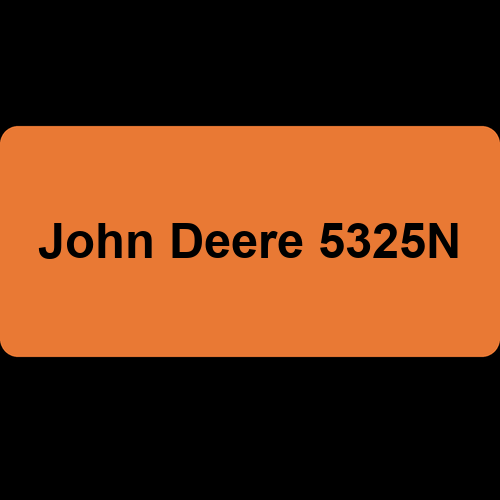 John Deere 5325N